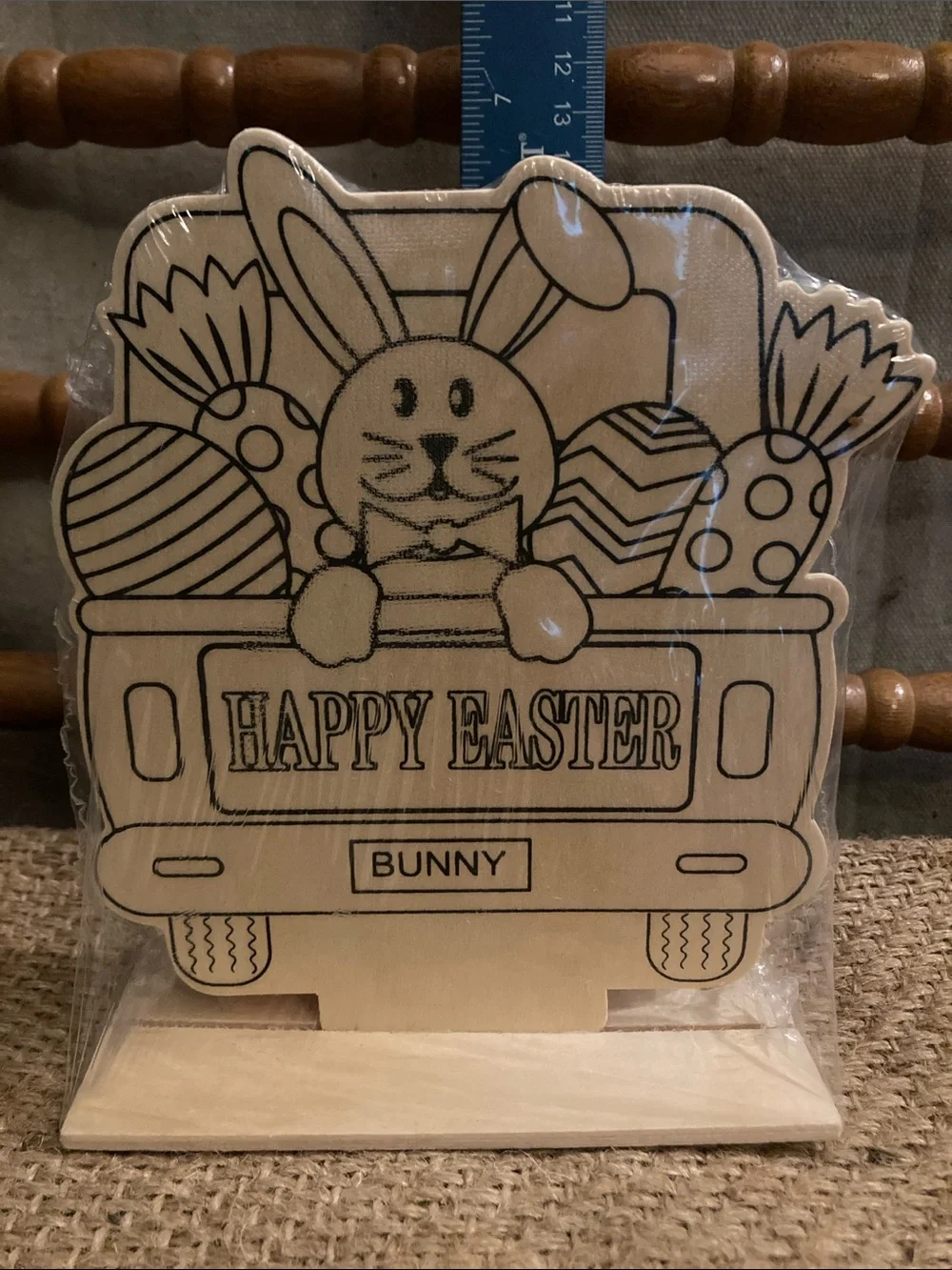 Bundle of paintable wood Easter items